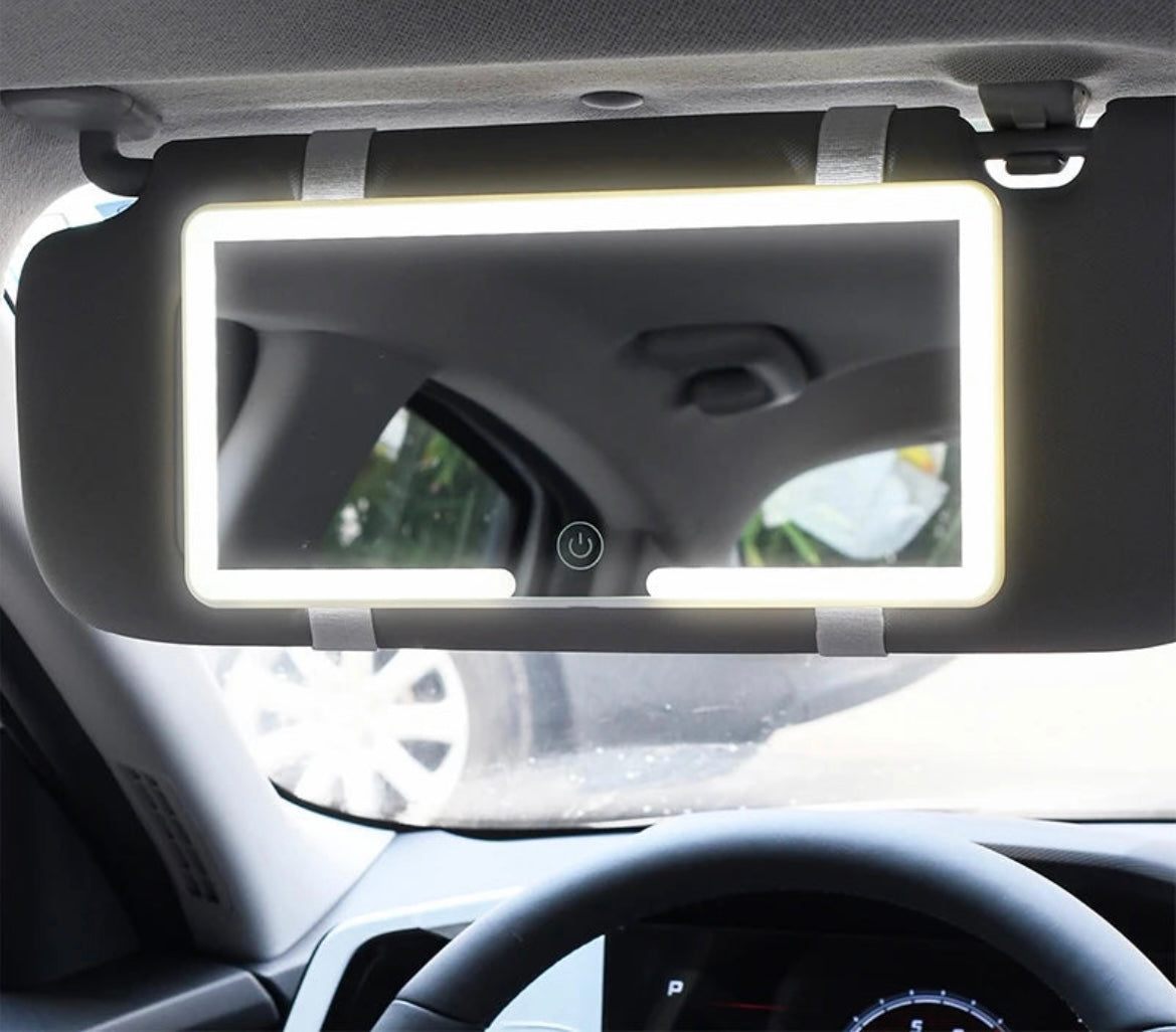 LED Car Makeup Mirror