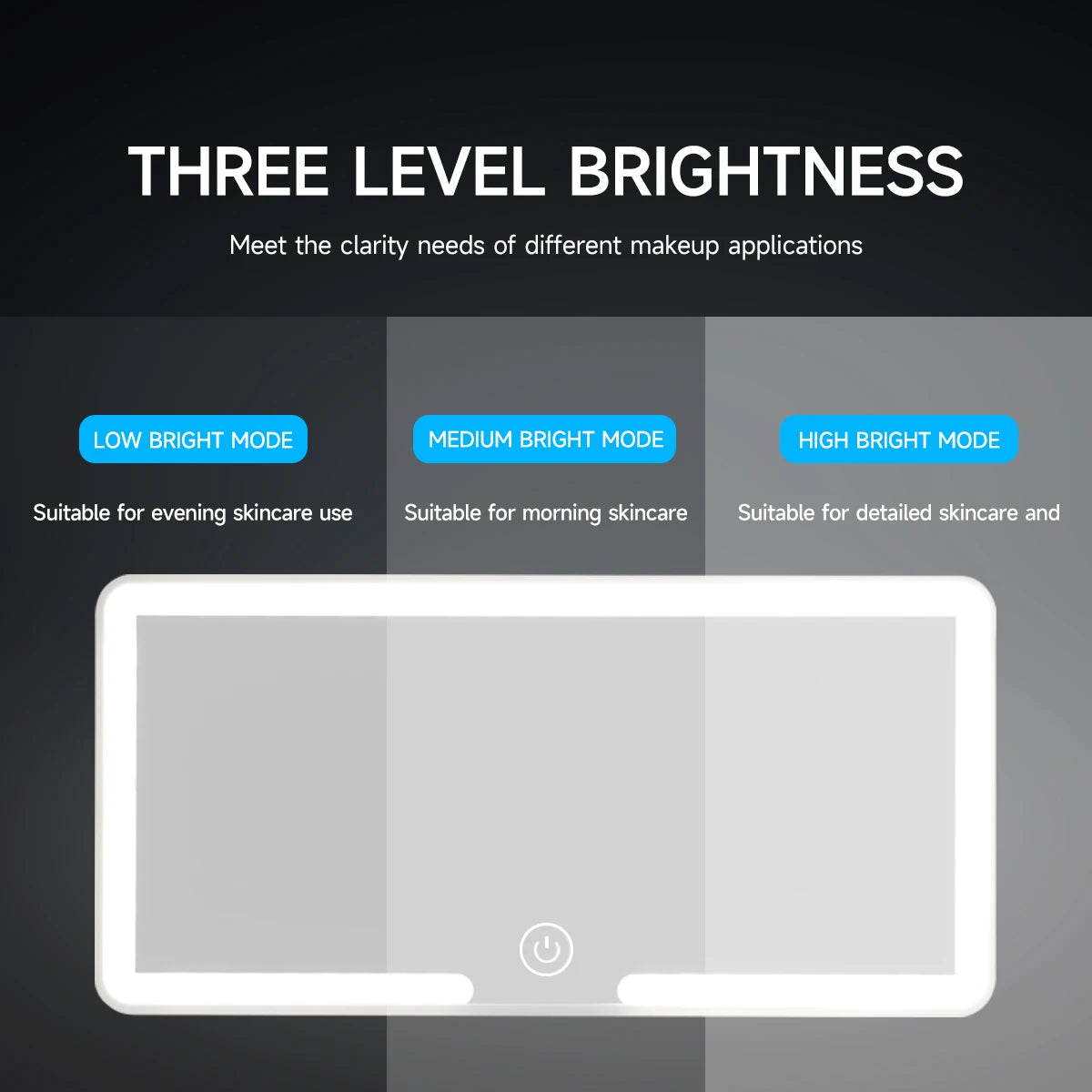 LED Car Makeup Mirror